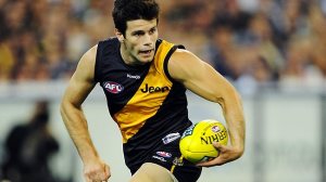 Trent Cotchin leads from the front for the Tigers.